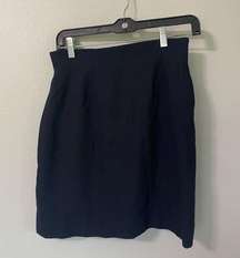 Vintage Blue Mini Skirt - Size 6