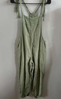 Green Overall Jumpsuit