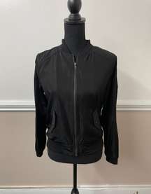 Black Bomber Jacket