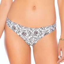 New Tavik Reversible Wild Flower Print Bikini Bottom Ali Light Blue