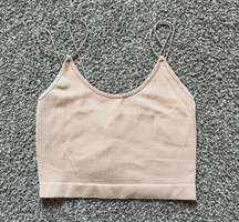 Tan/ Beige Seamless Tank Top 