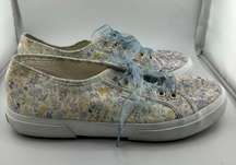 LoveShackFancy X Superga 2750 Sneakers Women's Sz 4.5 Flower Mix 2 Floral Canvas