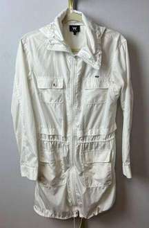 W by Worth White Anorak Utility Jacket Sz. P