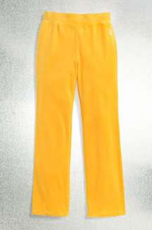 Juicy Couture x Olay Limited Edition Velour Track Pants Marigold Plus Size 3X