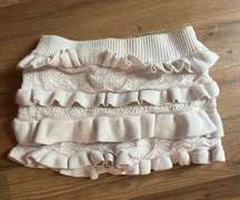 Knitted Ruffle Shorts