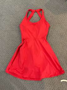 Red  Cut Out Workout Dress