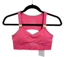 NEW Cleo Harper Sports Bra Size XS Womens Vashti Bralet Pink With Pads Running