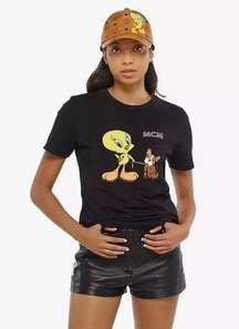 MCM x Looney Tunes Women’s Short Sleeve T-Shirt in Organic Cotton Size Small