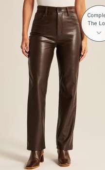 Brown Leather Pants