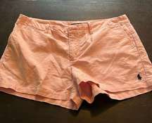 size 8 shorts in pink. GUC.