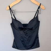 Swim Canary Tank Swim Top in Black Size Small