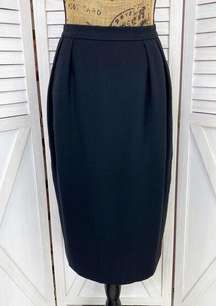 Kasper Pencil Suit Skirt Black 6