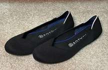 Women’s Rothy’s The Flat Size 8.5 Black Round Toe Shoes Ballet Style