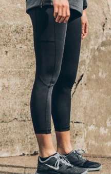 Taylor Stitch The Harper Leggings women’s M￼ black cropped stretch athleisure