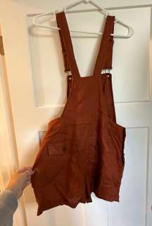 Burnt Orange Overalls