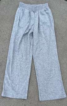 Wide Leg Grey Sweatpants