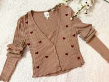 | 2-piece Valentine Neutral Cardigan Set (XS) M157