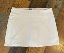 White  Fit Dry Active Skort