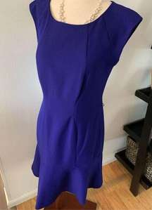 Kasper work dress size 4 blue