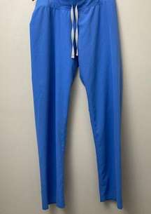 Figs Technical Collection Size Medium Blue Straight Legs Pants