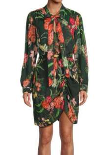 NWT Walter Baker Willette Tie Sheath mini floral dress spring summer