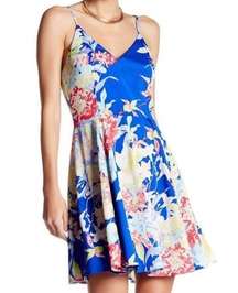 Yumi Kim Blue Hawaiian Mini Dress