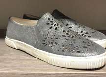 Jack Rogers silver sneakers