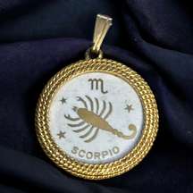 Vintage  Scorpio Pendant