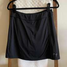 NWOT  solid black athletic skirt