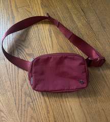 Dark Red Belt Bag