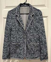 41Hawthorn  Navy and White Blazer Jacket size Large