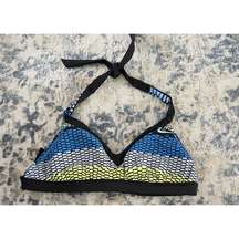 Nike Bikini Swimsuit Top Reversible Swimwear Halter Swim Top~TESS0135~Size 8