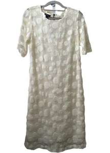 👗‎ Alfani Women's Soft White Shift Dress | NWT | $99 | Size S 👗