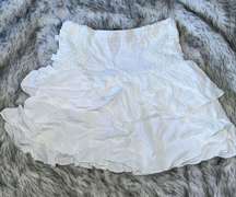 Ruffled Mini Skirt