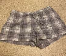 Plaid Pj Shorts