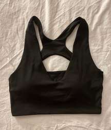 Bend This Scoop and Cross Bra - Black Size S/M