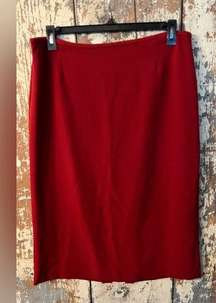 NWT Preston & York dress skirt Red size 14