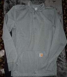 Carhartt Relaxed Fit Half Zip Mock Neck Pullover