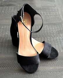 Women's Horatio Black Heeled Sandal Size 7