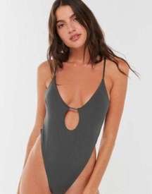 Out From Under Dark Side Strappy High-Leg Bodysuit