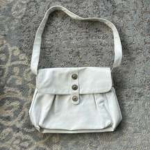 SM Co. Vintage Tote Handbag White