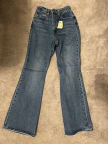 70’s High-Rise Flare Jeans