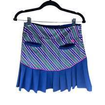 Birdies And Bows Golf stripe Skort sz Small