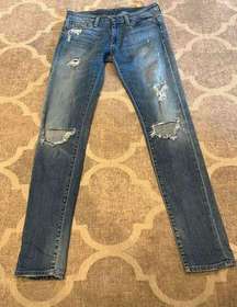 Denim & supply Ralph Lauren skinny denim jeans size 28 distressed