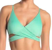 Mossimo Color Splash Draped Bikini Top Strappy NWT