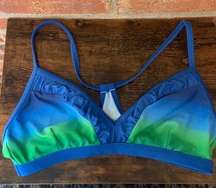 Patagonia Vintage Tye Dye Bikini Sports Swim Top Size Medium/Large