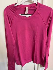 Swifty Tech Long Sleeve Top Pink