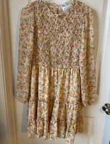 Petal & Pup Long Sleeve Yellow Dress- NWT