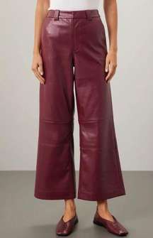 FLAWED Joe’s Jeans Red Mia Vegan Leather Pants Size 26 US $198