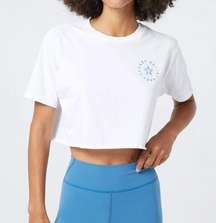 LSpace Kickin It White Crop Top